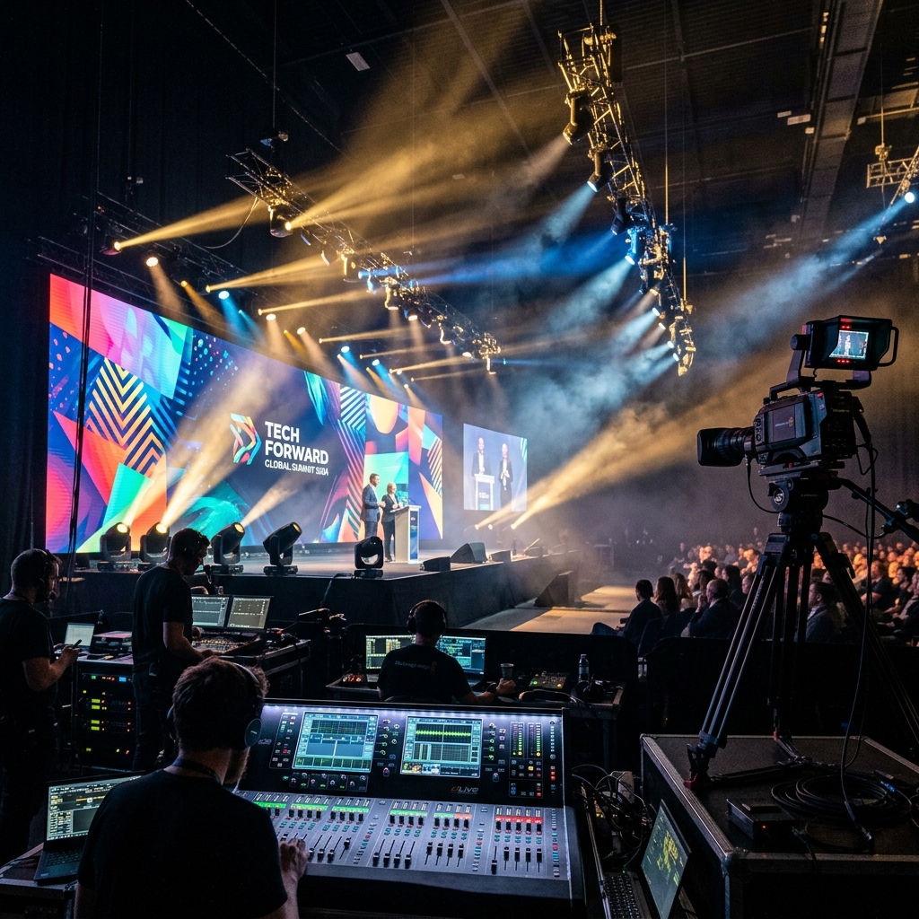 Audio Visual Production Background